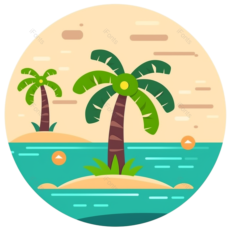 图标图片,挂件元素,夏天PNG,海洋免抠素材